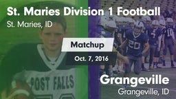 Matchup: St. Maries vs. Grangeville  2016