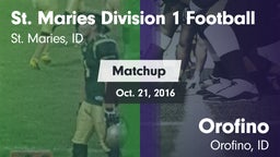 Matchup: St. Maries vs. Orofino  2016