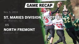 Recap: St. Maries Division 1 Football vs. North Fremont  2016