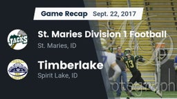 Recap: St. Maries Division 1 Football vs. Timberlake  2017