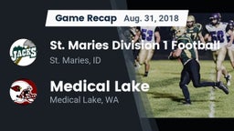 Recap: St. Maries Division 1 Football vs. Medical Lake  2018