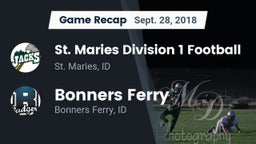 Recap: St. Maries Division 1 Football vs. Bonners Ferry  2018