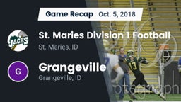 Recap: St. Maries Division 1 Football vs. Grangeville  2018