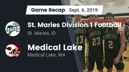 Recap: St. Maries Division 1 Football vs. Medical Lake  2019