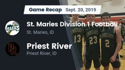 Recap: St. Maries Division 1 Football vs. Priest River  2019