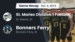 Recap: St. Maries Division 1 Football vs. Bonners Ferry  2019