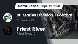 Recap: St. Maries Division 1 Football vs. Priest River  2020