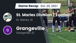 Recap: St. Maries Division 1 Football vs. Grangeville  2021