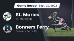 Recap: St. Maries  vs. Bonners Ferry  2023