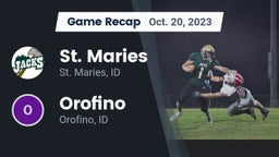 Recap: St. Maries  vs. Orofino  2023