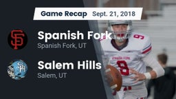 Recap: Spanish Fork  vs. Salem Hills  2018