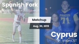 Matchup: Spanish Fork vs. Cyprus  2019