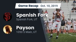 Recap: Spanish Fork  vs. Payson  2019