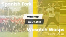 Matchup: Spanish Fork vs. Wasatch Wasps 2020