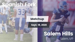 Matchup: Spanish Fork vs. Salem Hills  2020