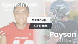 Matchup: Spanish Fork vs. Payson  2020