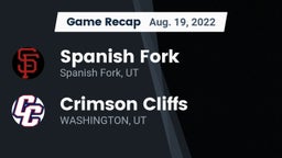 Recap: Spanish Fork  vs. Crimson Cliffs  2022