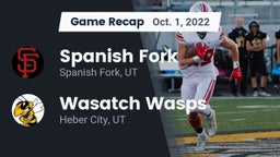 Recap: Spanish Fork  vs. Wasatch Wasps 2022