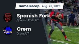Recap: Spanish Fork  vs. Orem  2023