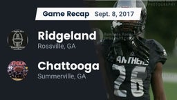 Recap: Ridgeland  vs. Chattooga  2017