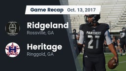Recap: Ridgeland  vs. Heritage  2017