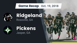 Recap: Ridgeland  vs. Pickens  2018