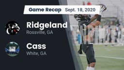Recap: Ridgeland  vs. Cass  2020