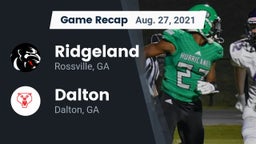 Recap: Ridgeland  vs. Dalton  2021