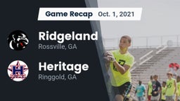 Recap: Ridgeland  vs. Heritage  2021