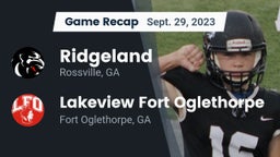 Recap: Ridgeland  vs. Lakeview Fort Oglethorpe  2023