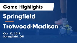 Springfield  vs Trotwood-Madison  Game Highlights - Oct. 10, 2019