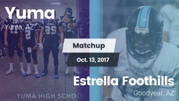 Matchup: Yuma vs. Estrella Foothills  2017