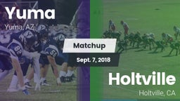 Matchup: Yuma vs. Holtville  2018