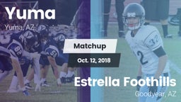 Matchup: Yuma vs. Estrella Foothills  2018