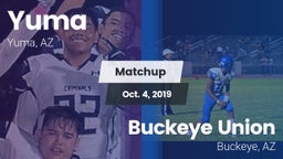 Matchup: Yuma vs. Buckeye Union  2019