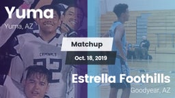 Matchup: Yuma vs. Estrella Foothills  2019