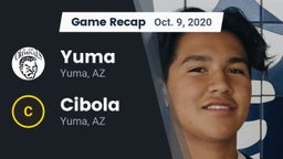 Recap: Yuma  vs. Cibola  2020