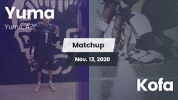 Matchup: Yuma vs. Kofa  2020