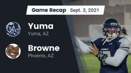 Recap: Yuma  vs. Browne  2021