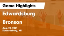 Edwardsburg  vs Bronson  Game Highlights - Aug. 28, 2021