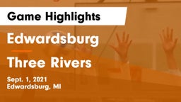 Edwardsburg  vs Three Rivers  Game Highlights - Sept. 1, 2021