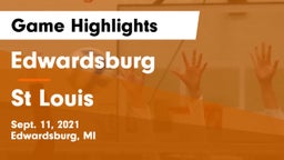 Edwardsburg  vs St Louis Game Highlights - Sept. 11, 2021