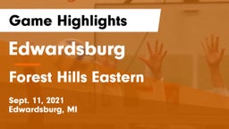 Edwardsburg  vs Forest Hills Eastern  Game Highlights - Sept. 11, 2021