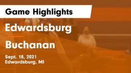 Edwardsburg  vs Buchanan  Game Highlights - Sept. 18, 2021