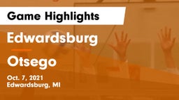 Edwardsburg  vs Otsego Game Highlights - Oct. 7, 2021
