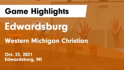 Edwardsburg  vs Western Michigan Christian  Game Highlights - Oct. 23, 2021