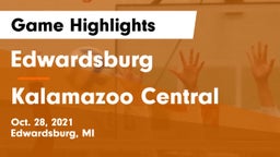 Edwardsburg  vs Kalamazoo Central  Game Highlights - Oct. 28, 2021