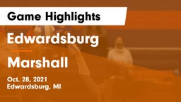 Edwardsburg  vs Marshall  Game Highlights - Oct. 28, 2021