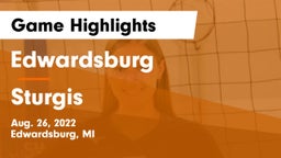 Edwardsburg  vs Sturgis Game Highlights - Aug. 26, 2022