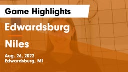 Edwardsburg  vs Niles Game Highlights - Aug. 26, 2022